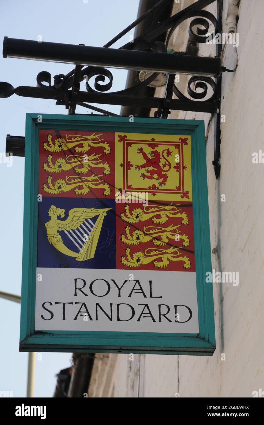 Royal Standard sign, Wallingford, Oxfordshire Stock Photo Alamy