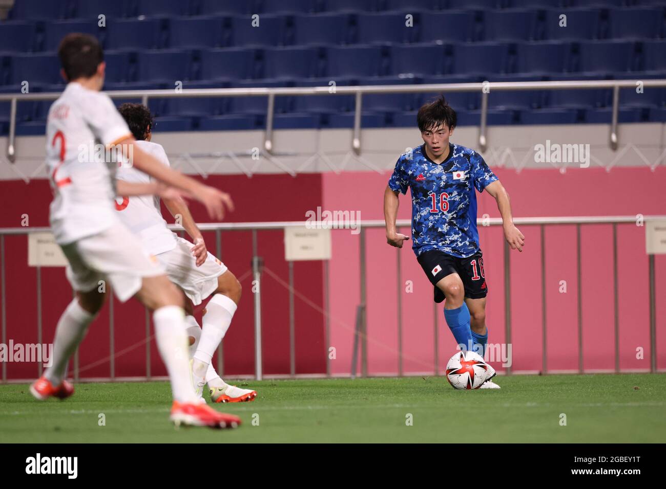 Saitama Japan 3rd Aug 21 Yuki Soma Jpn Football Soccer Men S Semi Final A Match Between Japan 0 1 Spain During The Tokyo Olympic Games At The Saitama Stadium In Saitama Japan