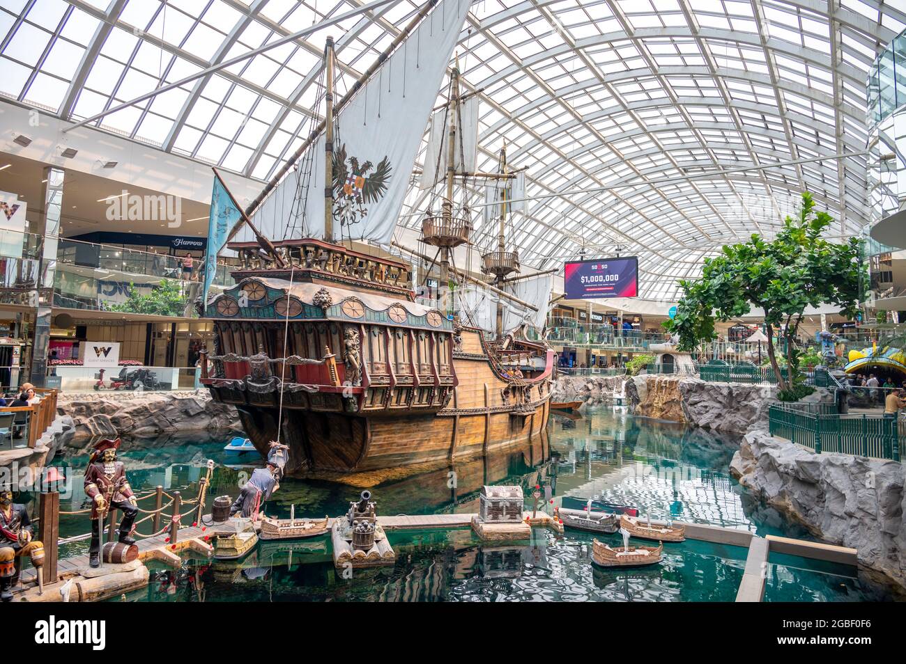 Edmonton Alberta August 1 21 Inside The West Edmonton Mall Which Was Once The Largest Mall In The World Stock Photo Alamy Edmonton Alberta August 1 21 Inside The West Edmonton Mall Which Was Once The Largest Mall In The World Stock Photo Alamy