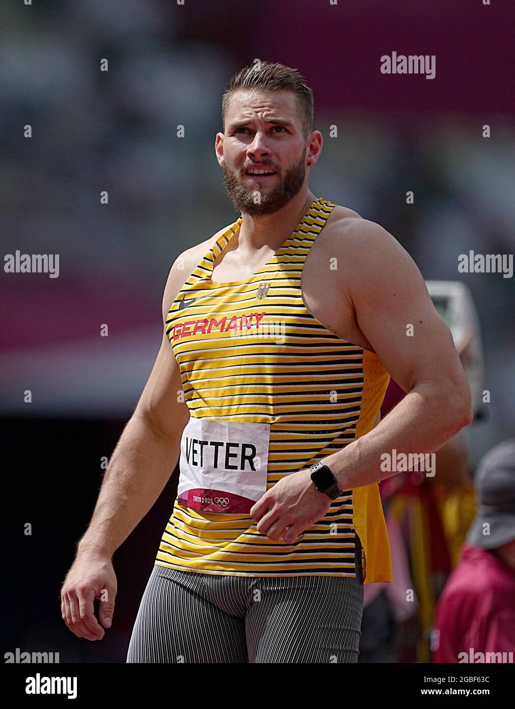 Tokio, Japan. 04th Aug, 2021. Athletics Olympics, Javelin Throw, Men, Qualification at the