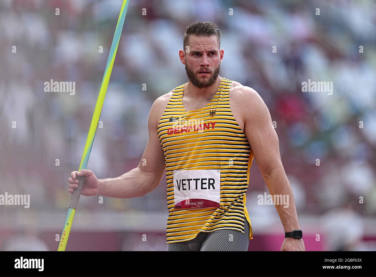 Tokio, Japan. 04th Aug, 2021. Athletics Olympics, Javelin Throw, Men
