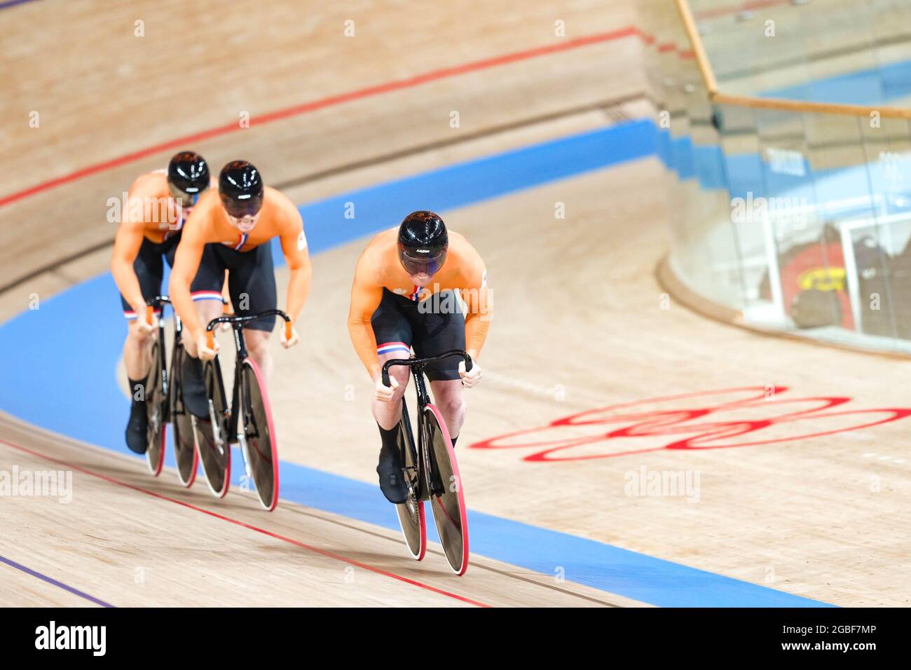 Roy van den Berg (NED), Jeffrey Hoogland (NED), Harrie Lavreysen (NED ...