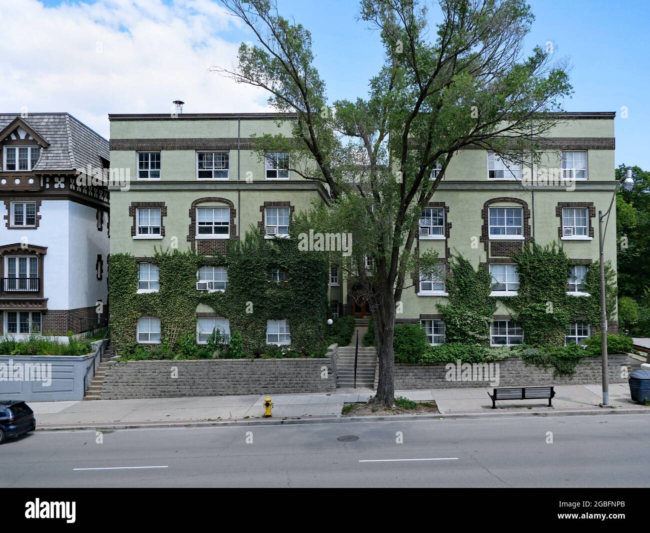 small old apartment building