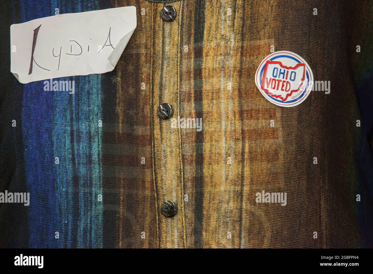 Shaker Heights, United States. 03rd Aug, 2021. Lydia Johnson, 71, who