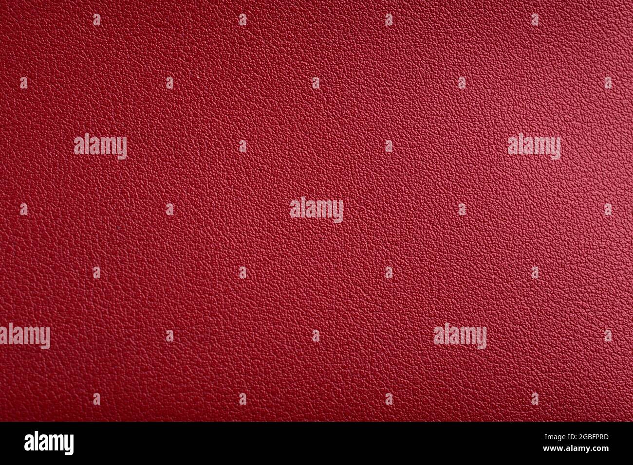 Top View Of Red Leather Texture Stock Photo
