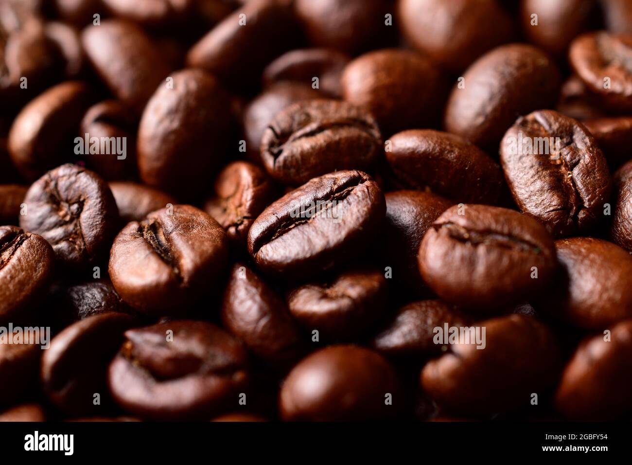 Roasted coffee bean Stock Photo