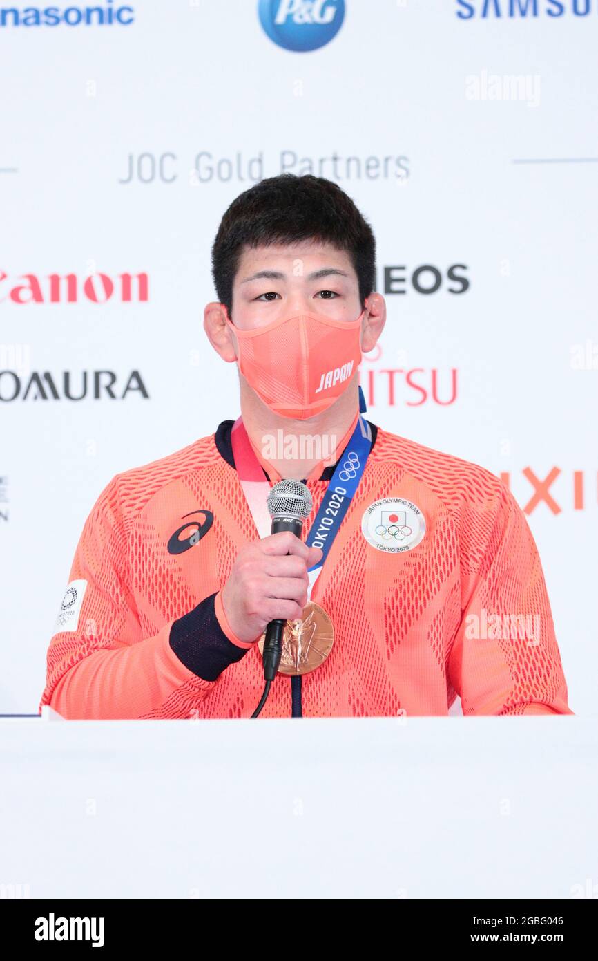 Tokyo, Japan, 04/08/2021, Tokyo, Japan. 4th Aug, 2021. Shohei Yabiku