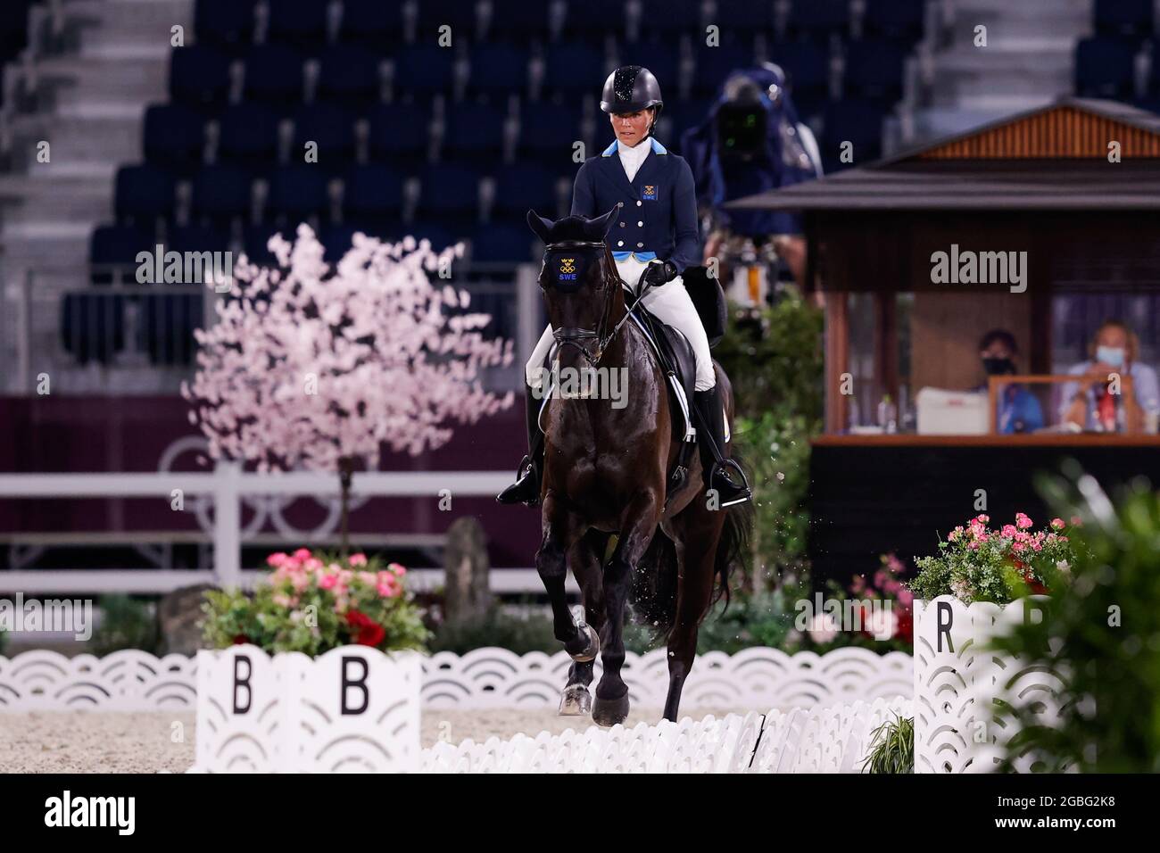 TOKYO, JAPAN JULY 30 Louise Romeike of Sweden competing on Eventing