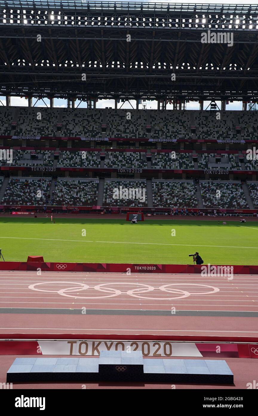 4th August 2021; Olympic Stadium, Tokyo, Japan Tokyo 2020 Olympic