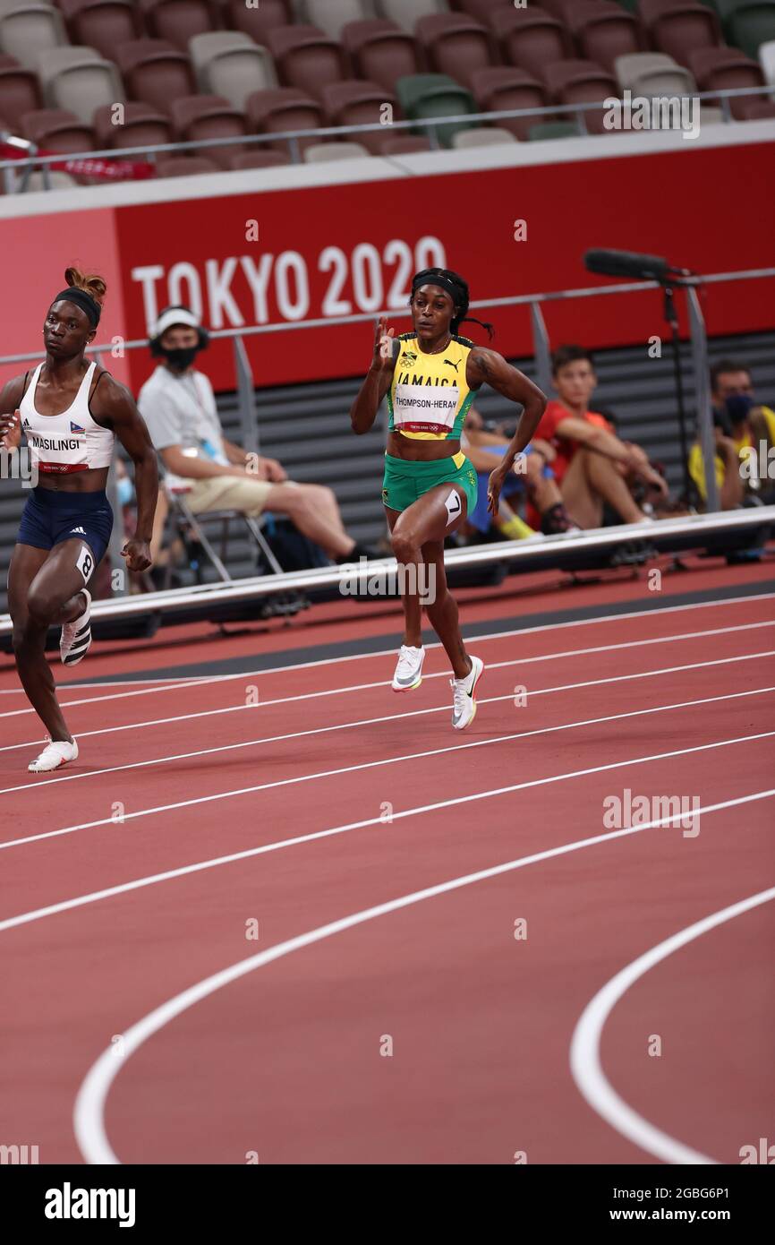 Tokyo, Japan. 3rd Aug, 2021. THOMPSONHERAH Elaine (JAM) Athletics