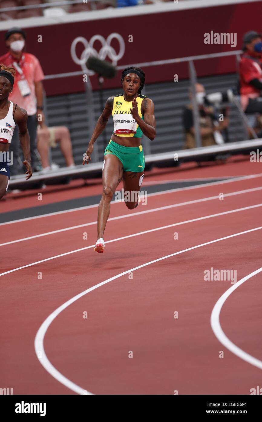 Tokyo, Japan. 3rd Aug, 2021. THOMPSONHERAH Elaine (JAM) Athletics
