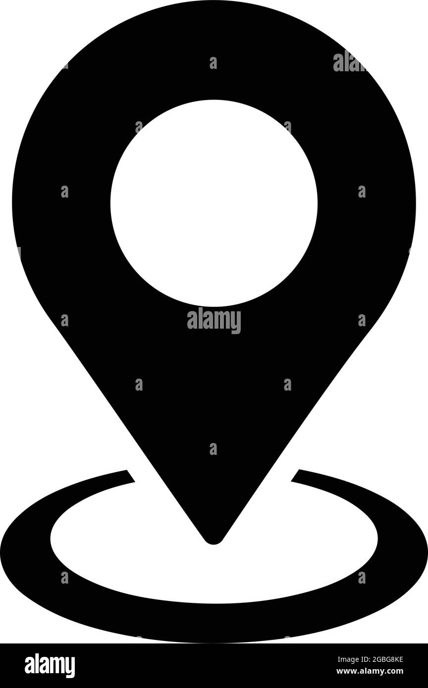 location, navigation icon - Simple editable vector EPS file Stock ...
