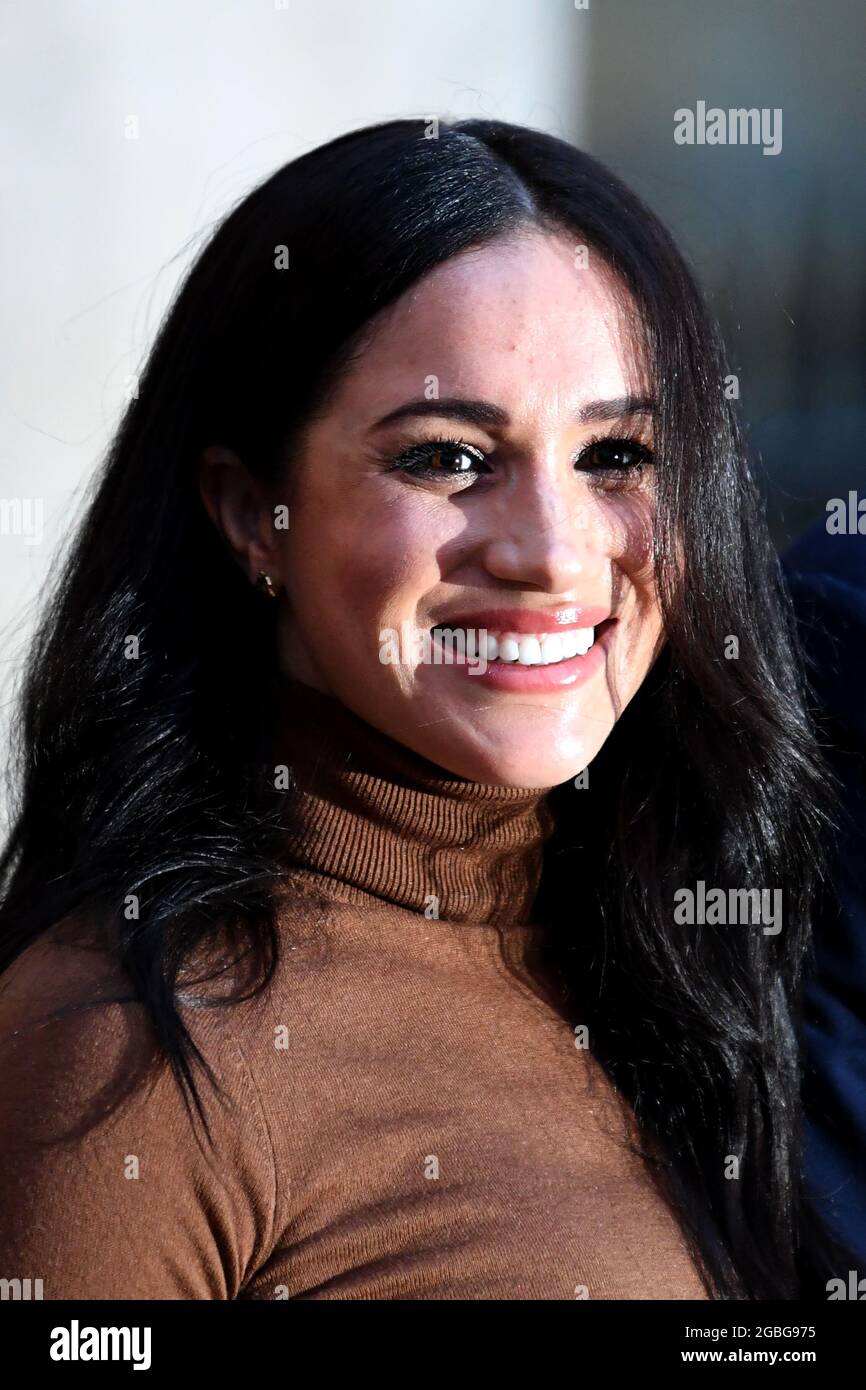File photo dated 07/01/20 of the Duchess of Sussex who is celebrating her 40th birthday following a turbulent 12 months. Issue date: Wednesday August 4, 2021. Stock Photo
