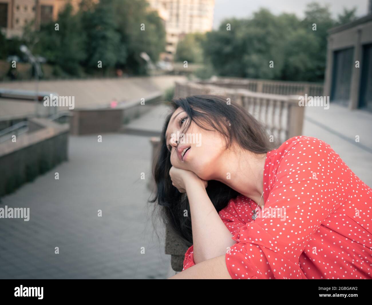 Portrait asian woman sad face hi-res stock photography and images - Alamy