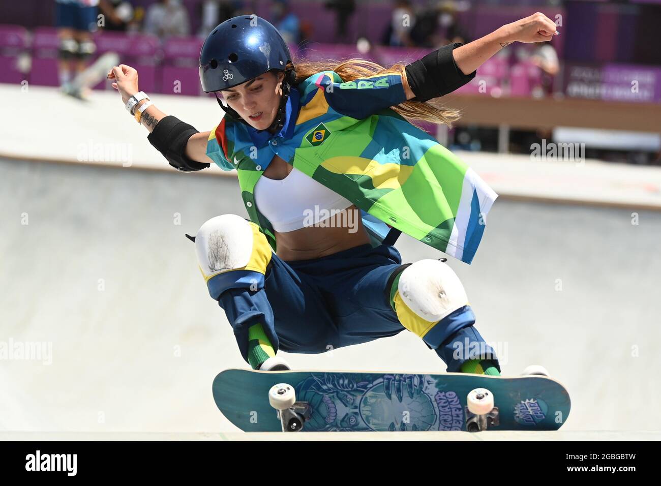 Tokio, Japan. 04th Aug, 2021. Skateboard Olympics, Park, Women, Final