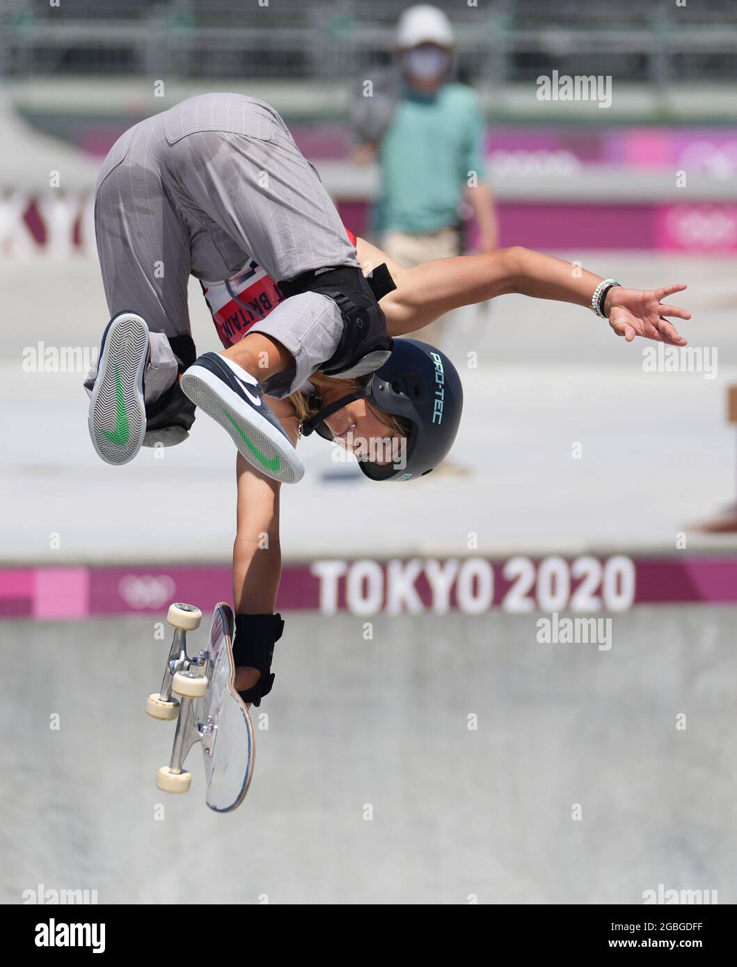 Tokyo Japan 4th Aug 2021 Sky Brown Of Great Britain Competes During tokyo-japan-4th-aug-2021-sky-brown-of-great-britain-competes-during