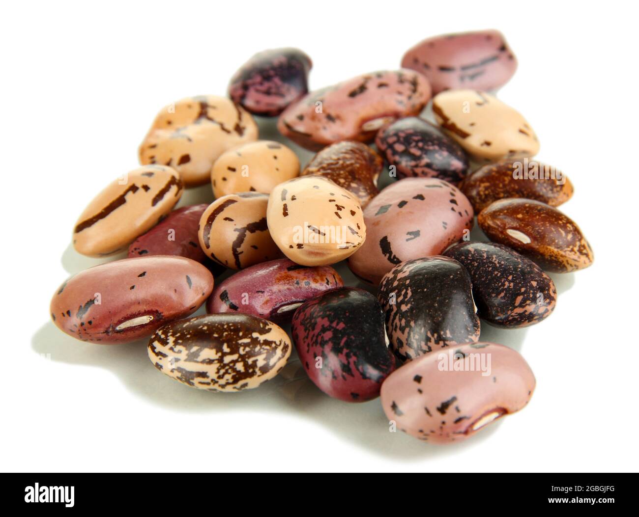 Hill of beans isolated on white Stock Photo Alamy