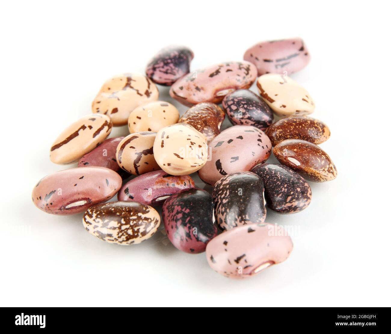 Hill of beans isolated on white Stock Photo Alamy