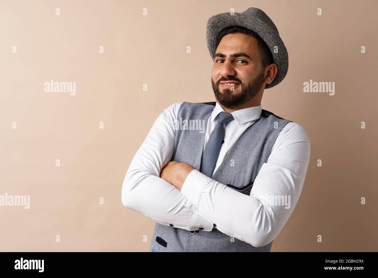 Confident student arab man hi-res stock photography and images - Alamy