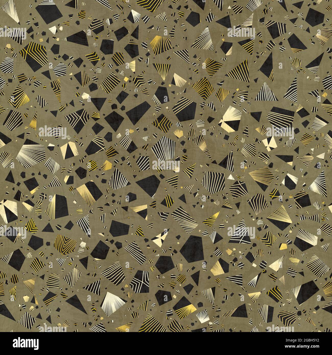 Seamless modern abstract random terrazzo pattern swatch Stock Photo - Alamy