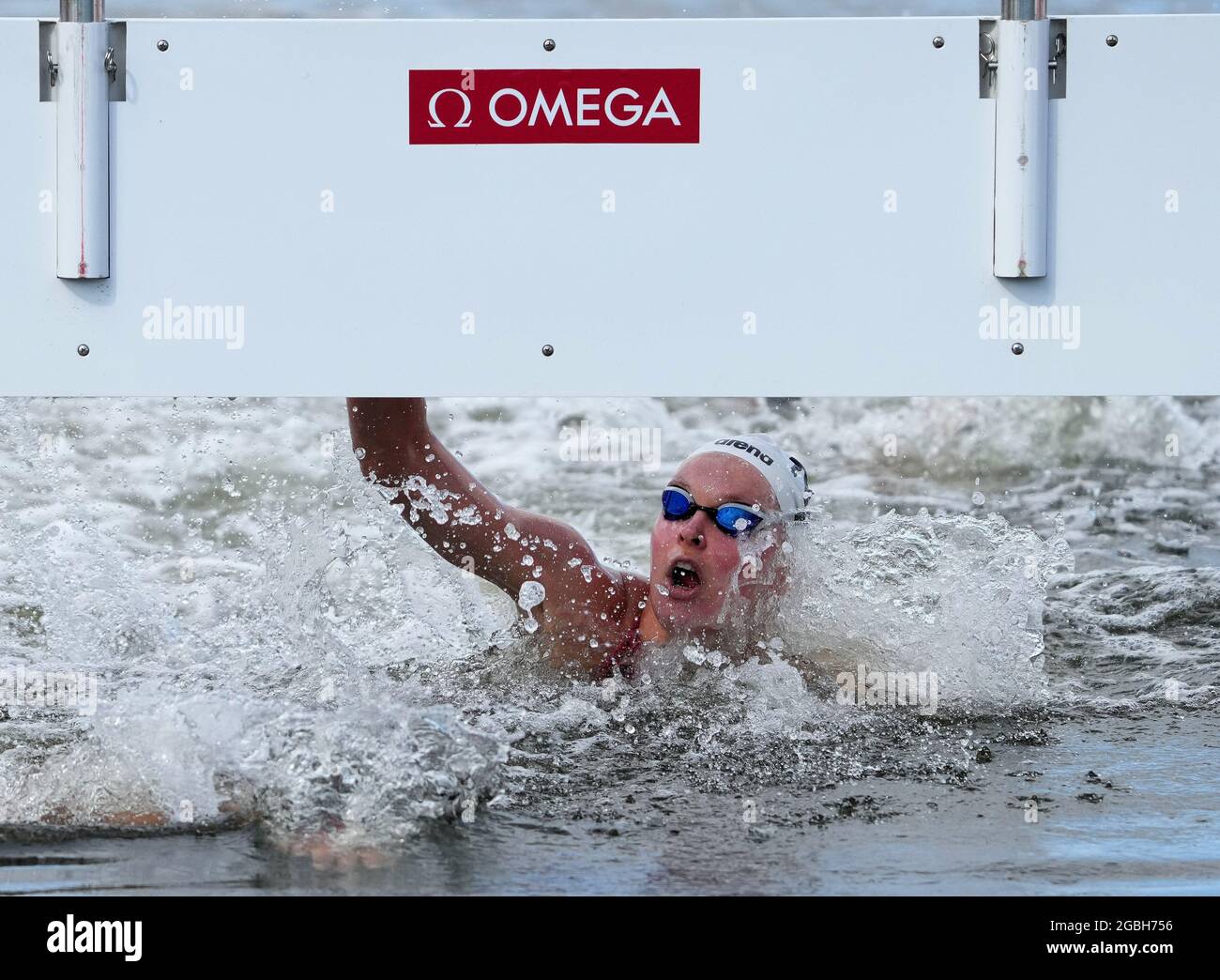 Tokyo, Japan, 04/08/2021, Sharon Rouwendaal (NED) on Marathon Swimming ...
