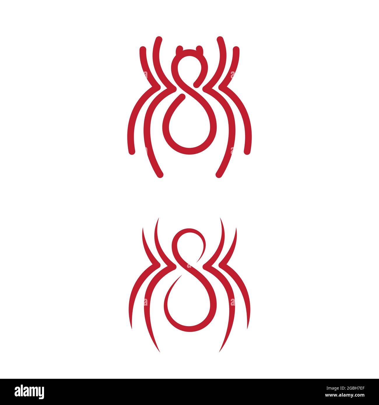 Spider icon design vector illustration design template Stock Vector