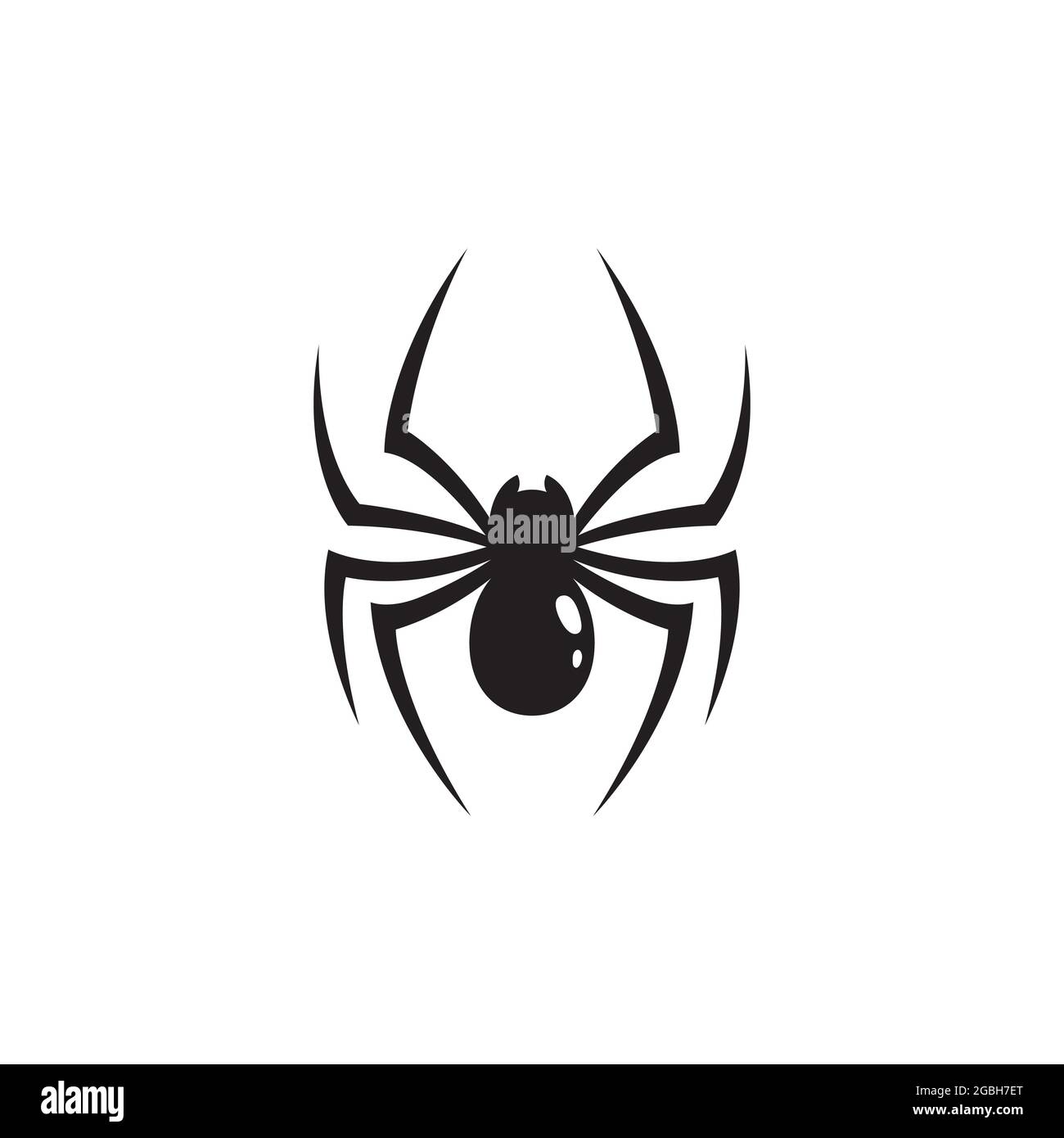 Spider icon design vector illustration design template Stock Vector