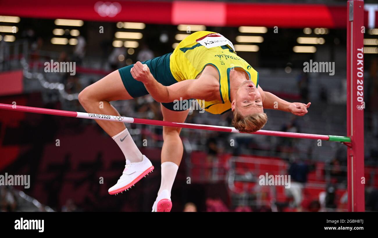 Tokyo 2020 Olympics Athletics Men's High Jump Decathlon High Jump Olympic Stadium, Tokyo