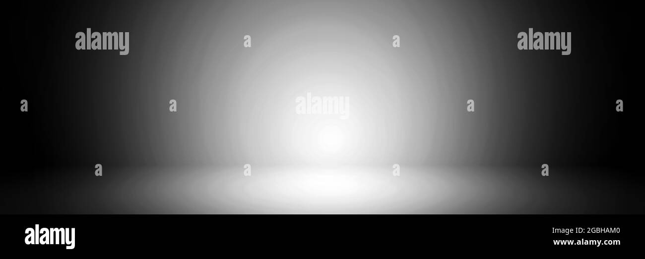 Abstract pastel black color and white gradient dark light background in ...