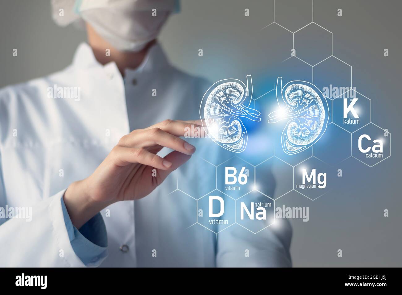 Essential nutrients for Kidneys health including Natrium, Magnesium