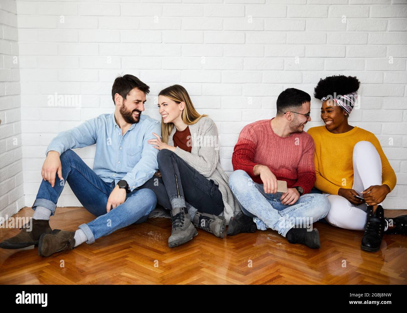 young people having fun happy group friendship student lifestyle friend party youth cheerful couple Stock Photo