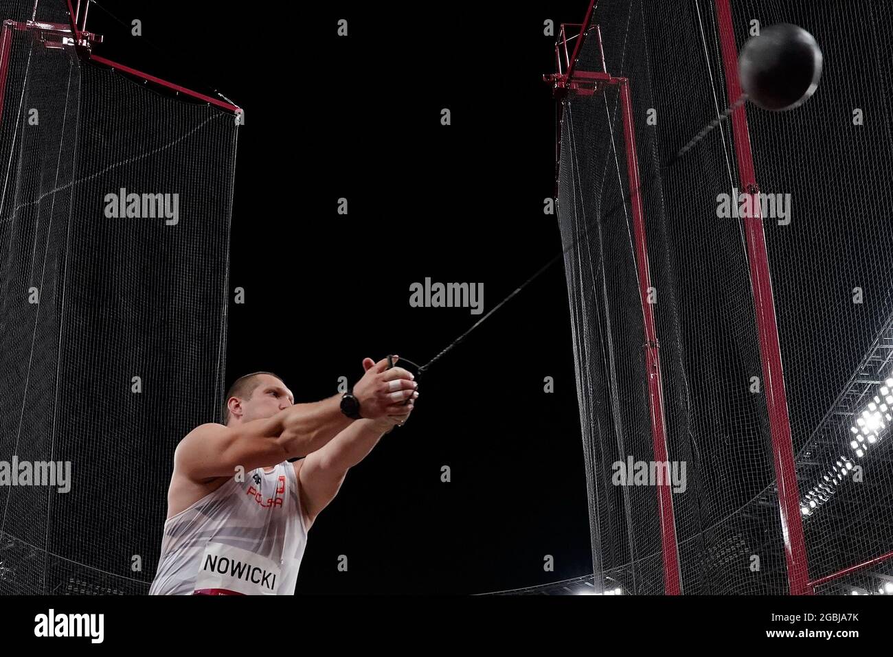 Tokyo, Japan. 4th Aug, 2021. Wojciech Nowicki of Poland competes during