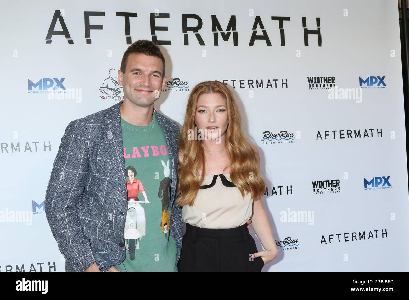 LOS ANGELES - AUG 3: Alex Russell, Diana Hopper at the Aftermath