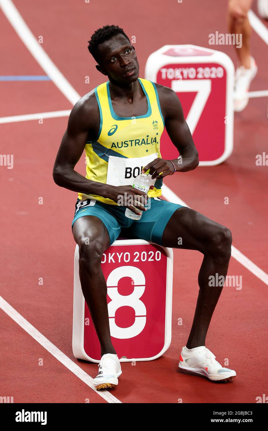 Probleem slecht Recyclen Tokyo, Japan, 4 August, 2021. Peter Bol of Team Australia waits before the  Men's 800m Final