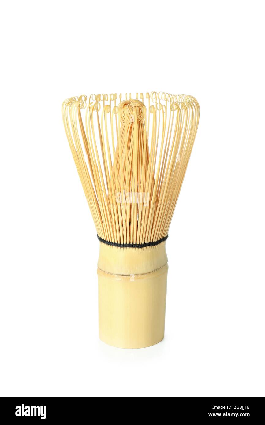 Japanese tea accessories isolated on white background Stock Photo Alamy