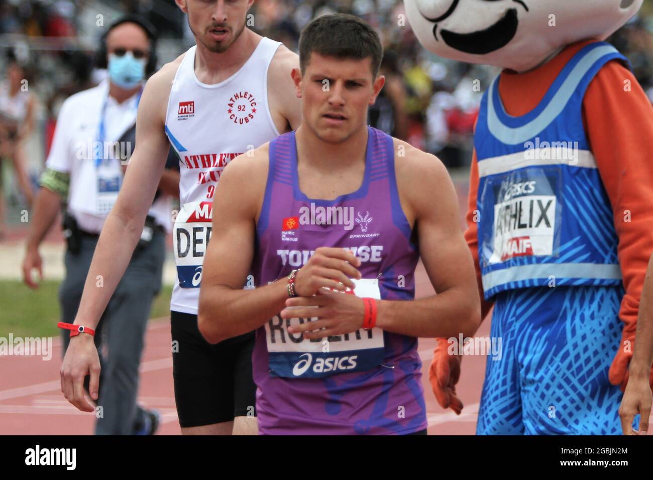ROBERT Benjamin Finale 800 m Mens during the 2021 Athletics French