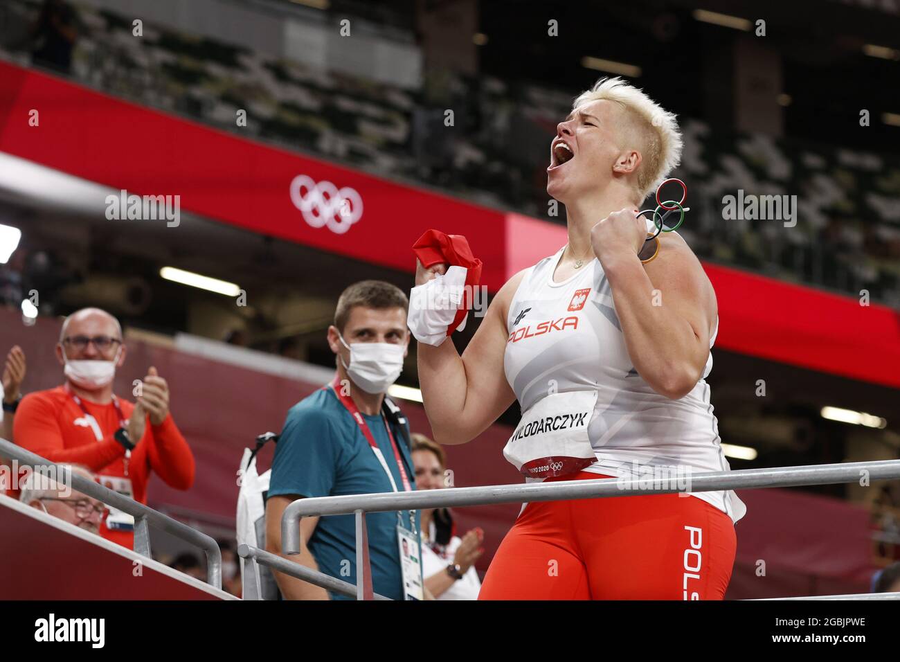 ANITA WLODARCZYK (POL) Gold Medal during the Olympic Games Tokyo 2020
