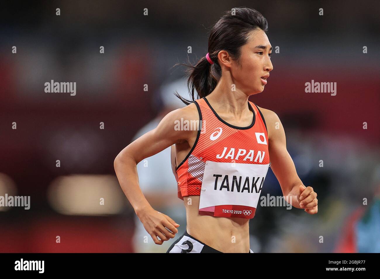 Tokyo, Japan. 4th Aug, 2021. Nozomi Tanaka (JPN) Athletics : Women's 1500m Semi-Final during the Tokyo 2020 Olympic Games at the National Stadium in Tokyo, Japan . Credit: AFLO SPORT/Alamy Live News Stock Photo