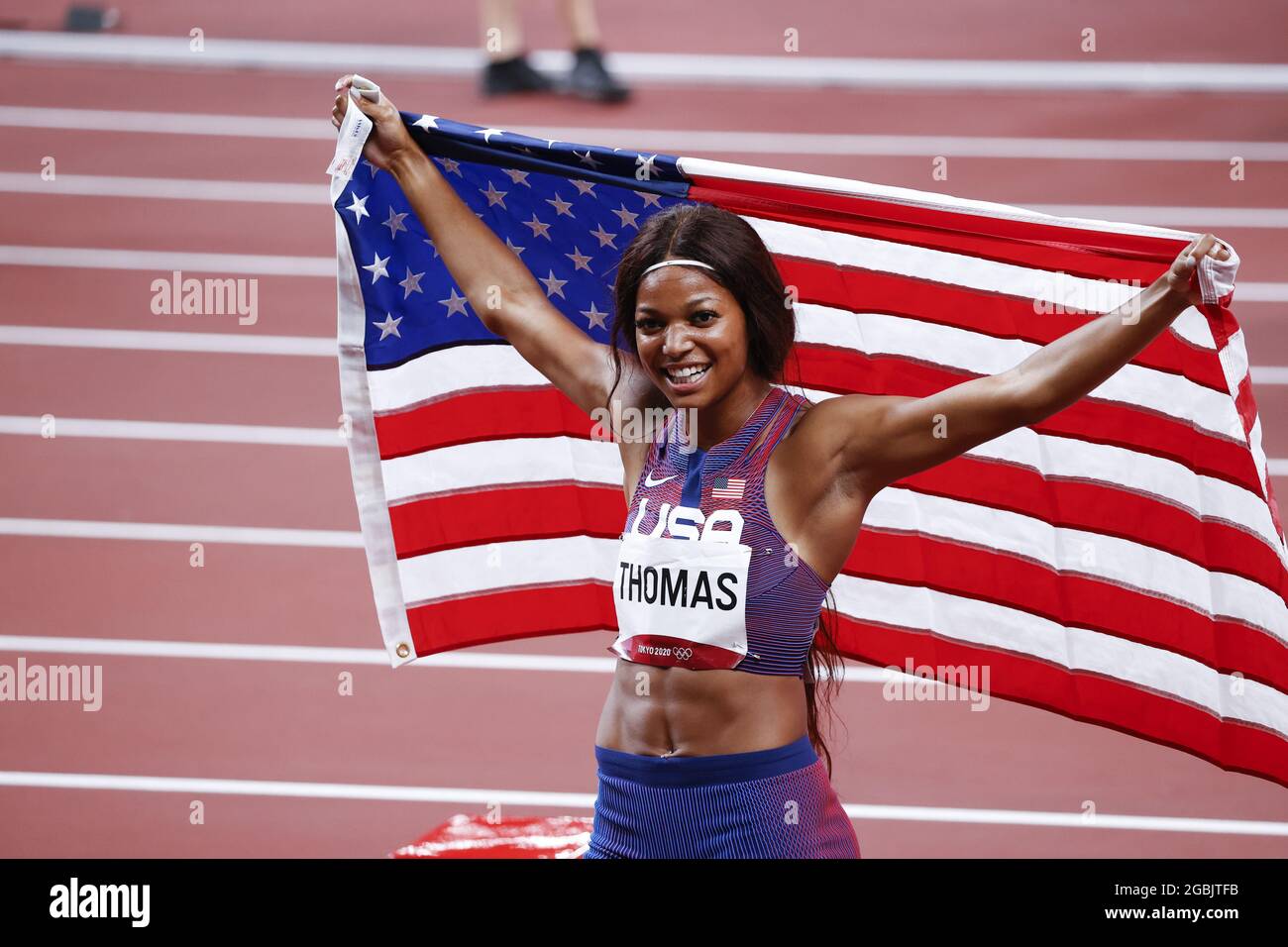 THOMAS Gabrielle (USA) 3rd Bronze Medal during the Olympic Games Tokyo