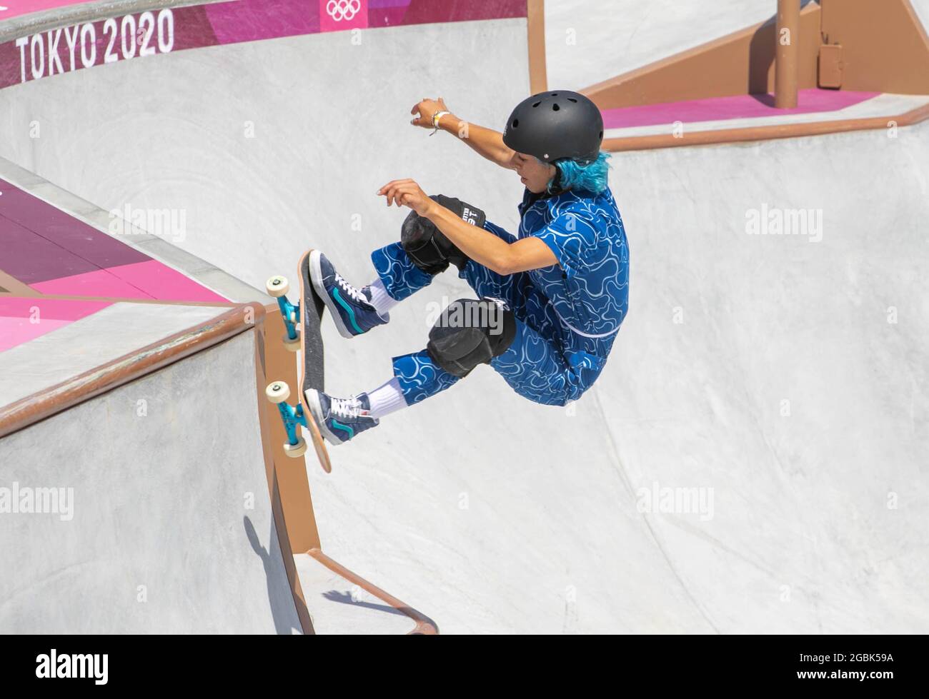 Tokyo, Kanto, Japan. 4th Aug, 2021. Finland skateboarder, LIZZIE