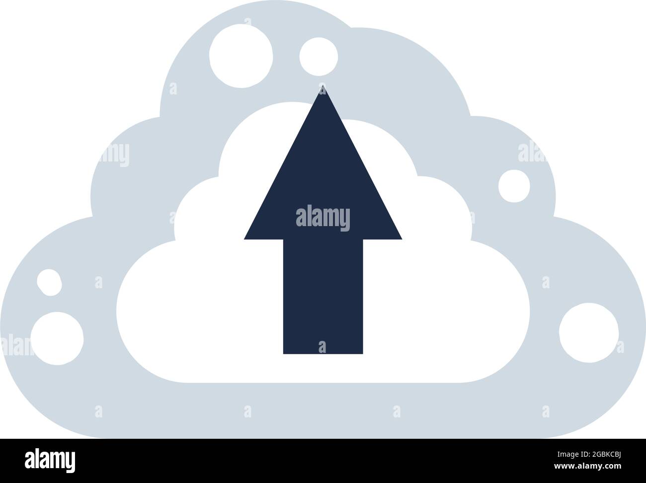 cloud computing with arrow up Stock Vector Image & Art - Alamy
