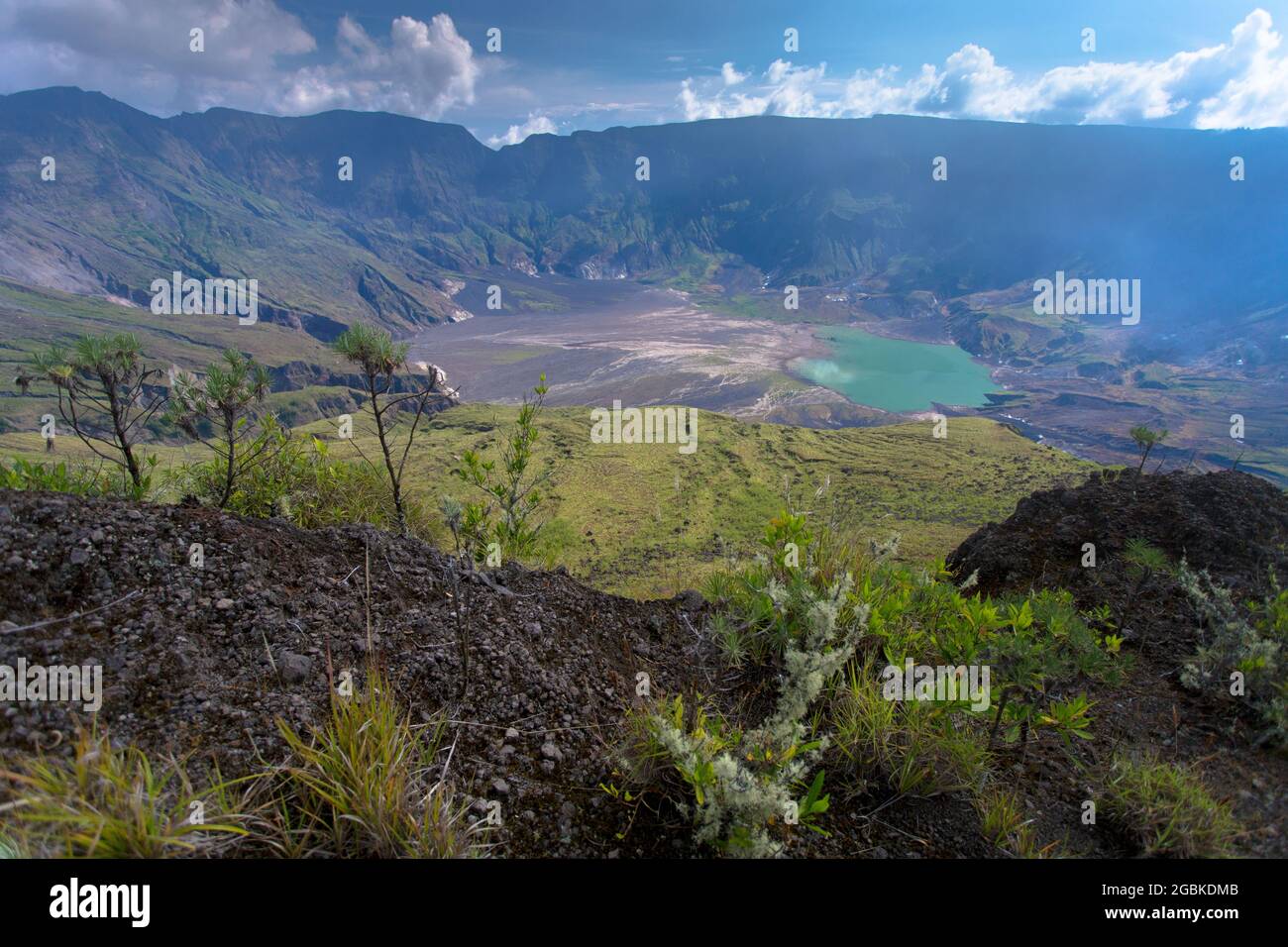 Tambora volcano at Sumbawa Insland, Indonesia Stock Photo Alamy
