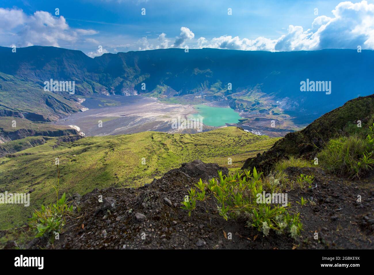 Tambora volcano at Sumbawa Insland, Indonesia Stock Photo Alamy