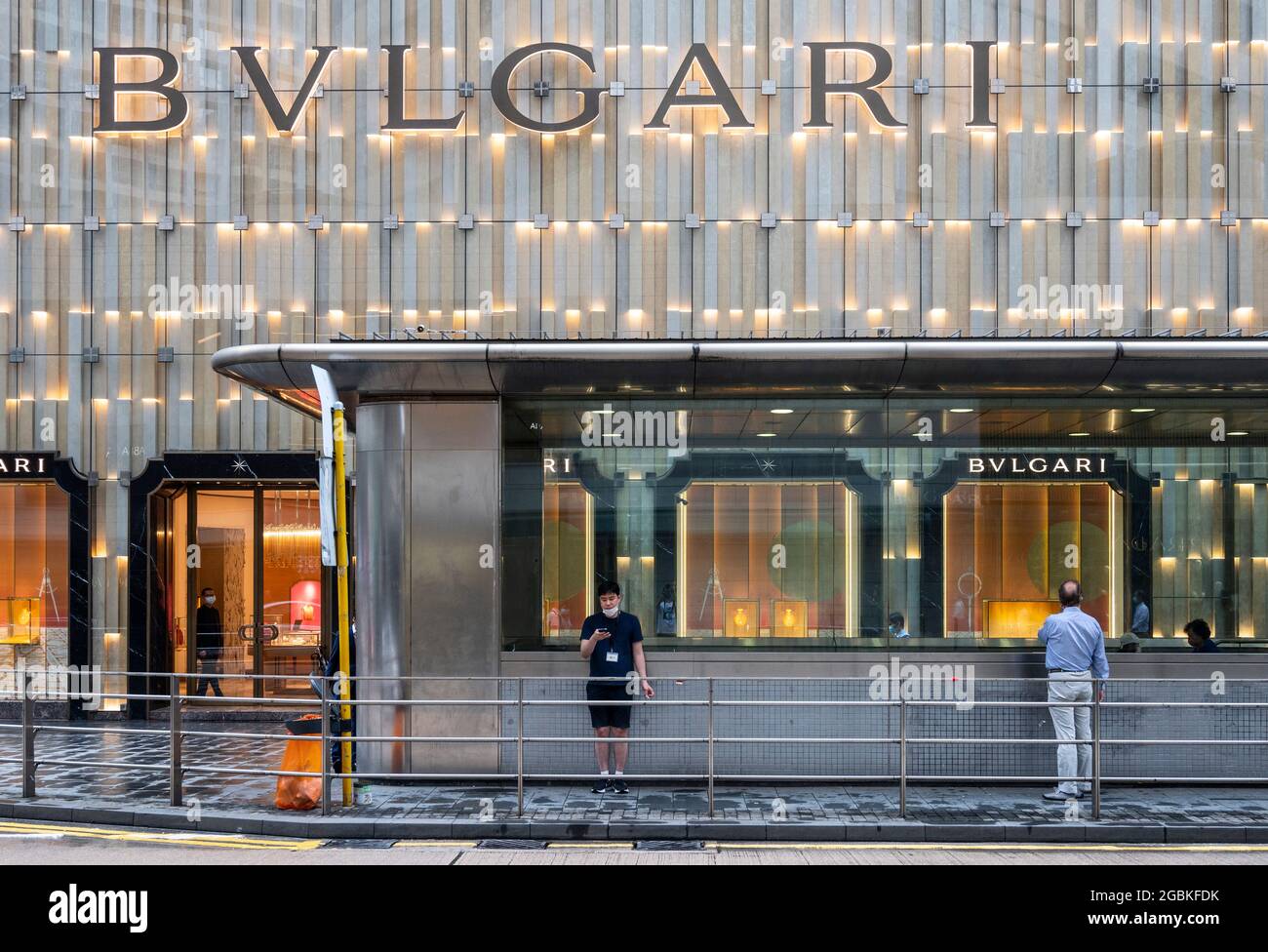 Italian luxury accessory brand store Bulgari seen in Hong Kong. (Photo