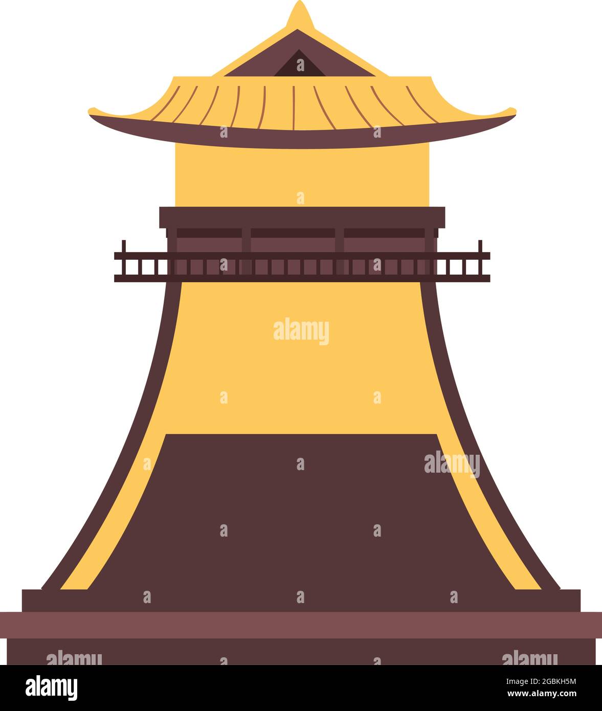 chinese traditional castle decorative icon Stock Vector Image & Art - Alamy