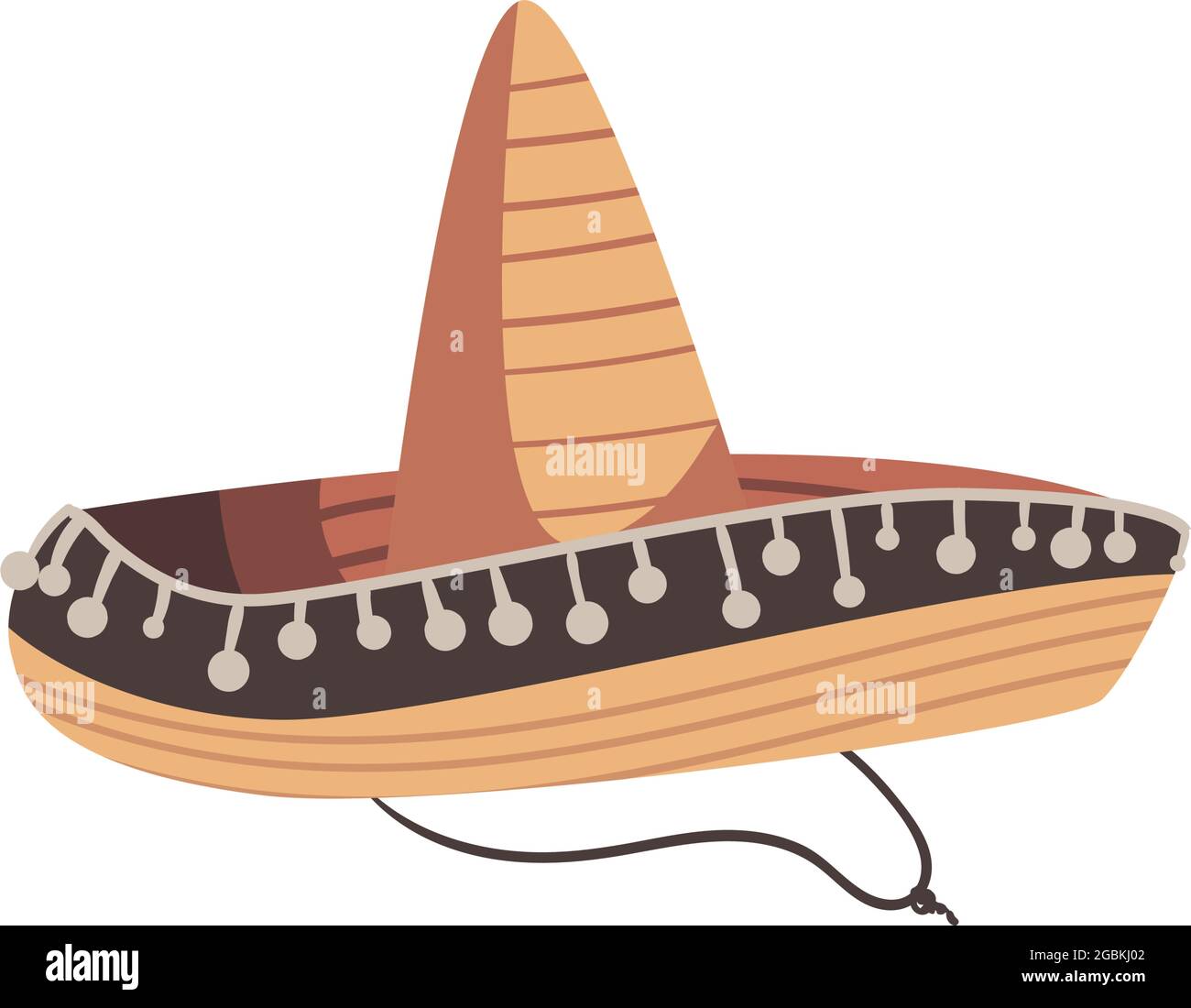 mexican mariachi hat traditional icon Stock Vector Image & Art - Alamy