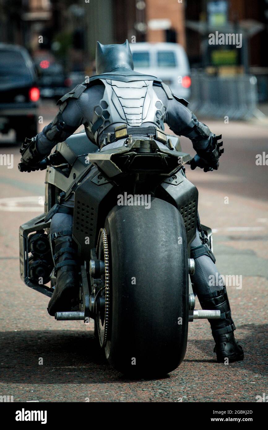 Batman motorcycle hi-res stock photography and images - Alamy