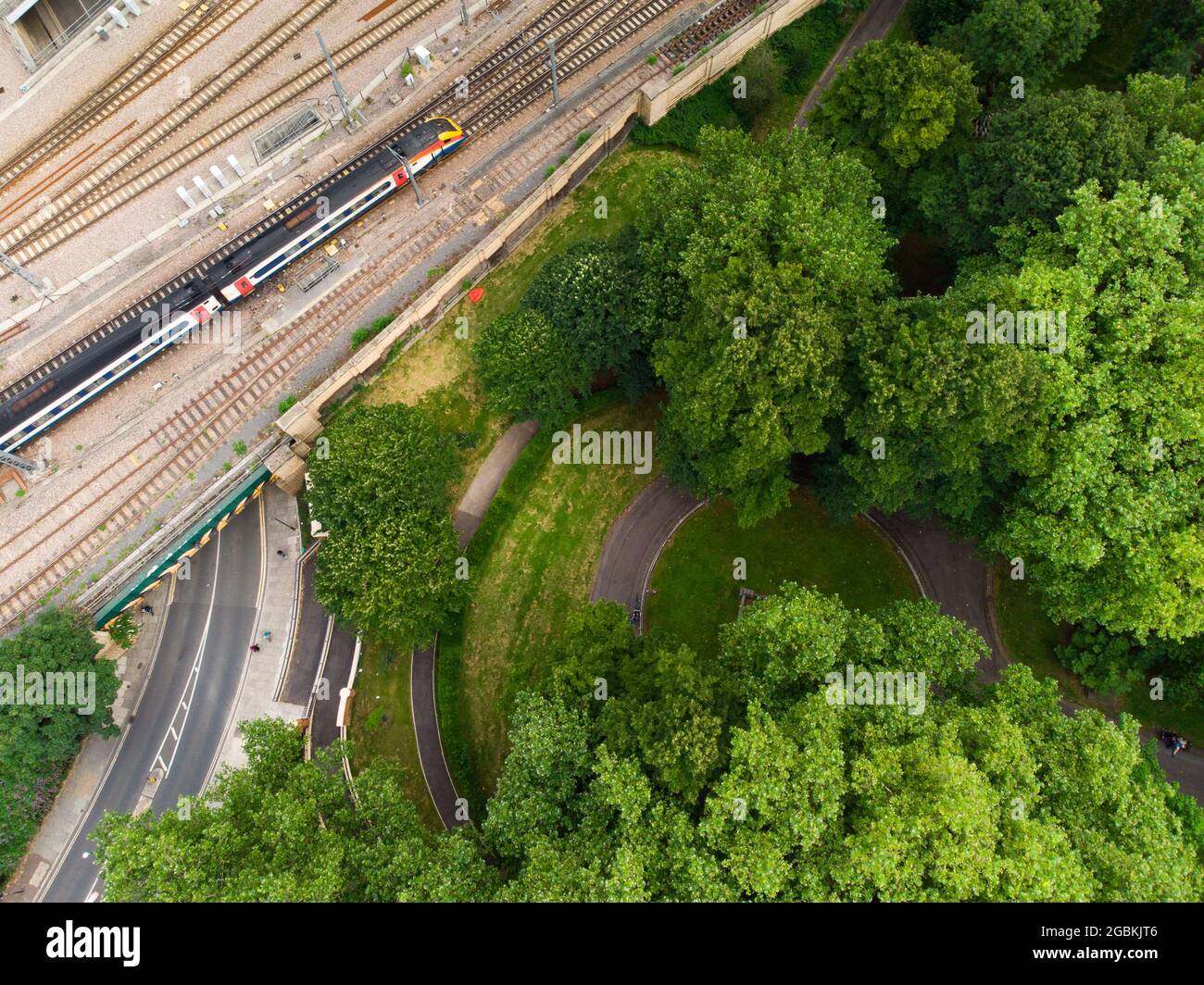 Saint Pancras Gardens, King's Cross Stock Photo Alamy