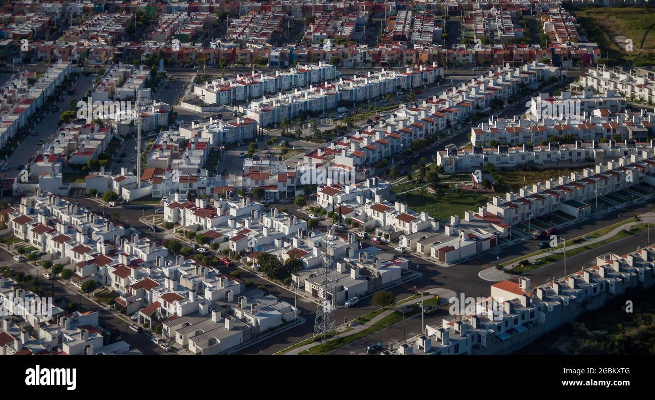 Housing development Queretaro Mexico Stock Photo