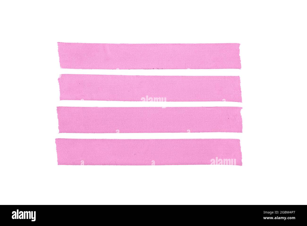 Crumpled Pieces Of Pink Fluorescent Tape Isolated On White Background.  Creased Neon Pink Duct Tape. Stock Photo, Picture and Royalty Free Image.  Image 167760651.